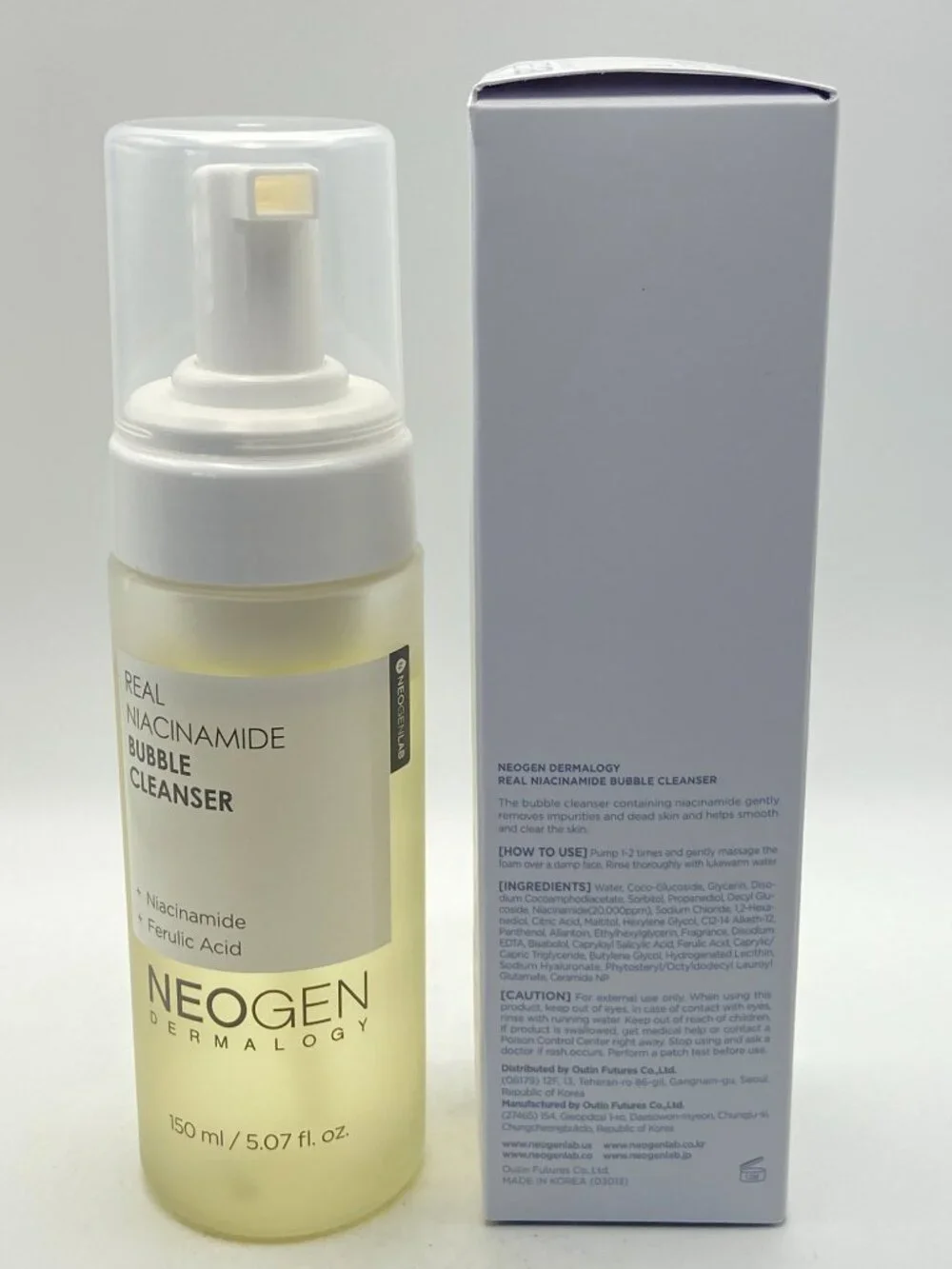 NEOGEN Dermalogy Real Niacinamide Bubble Cleanser (150 mL / 5.07 fl oz)
